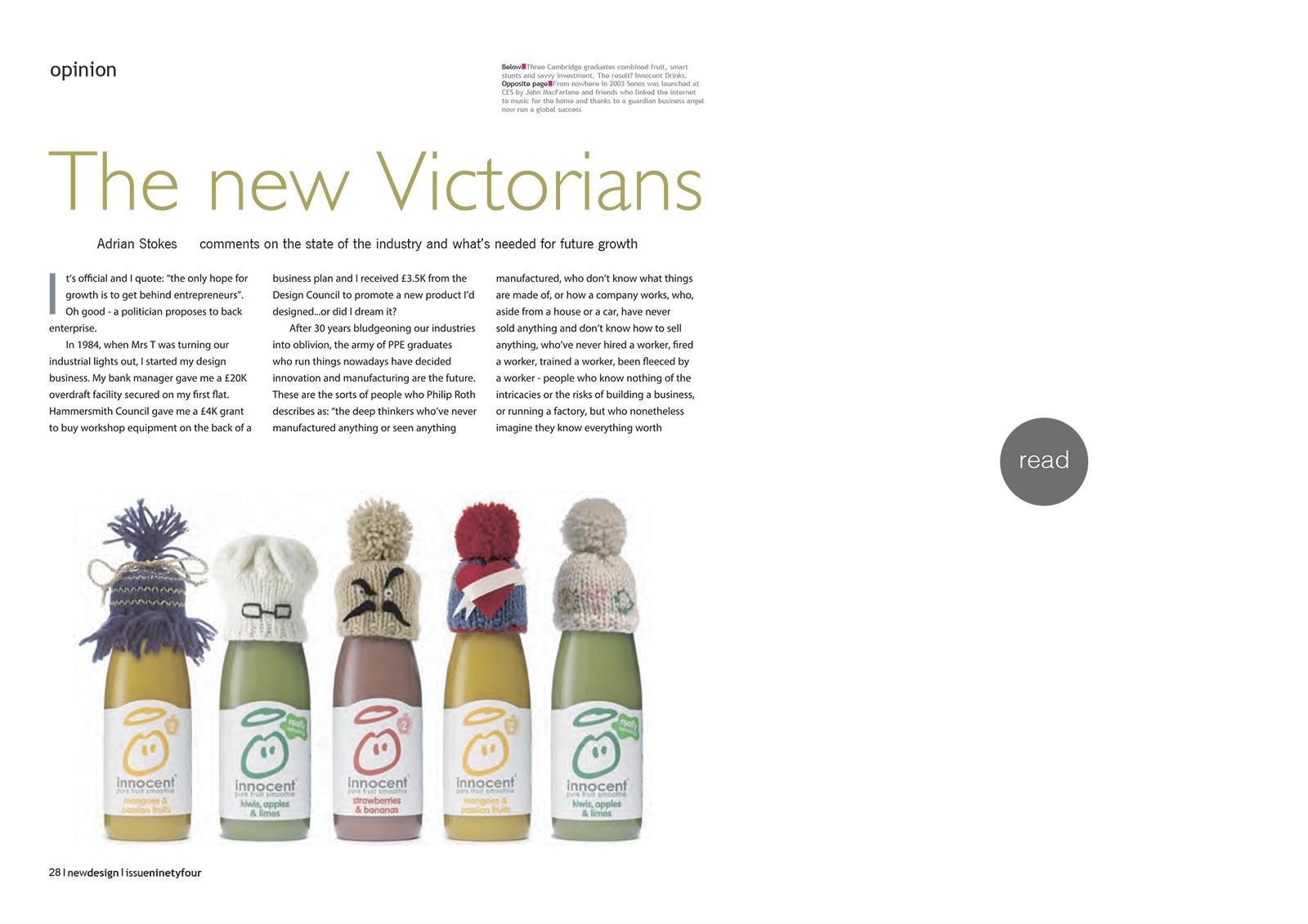 Entrepreneurs for New Design Magazine 2011